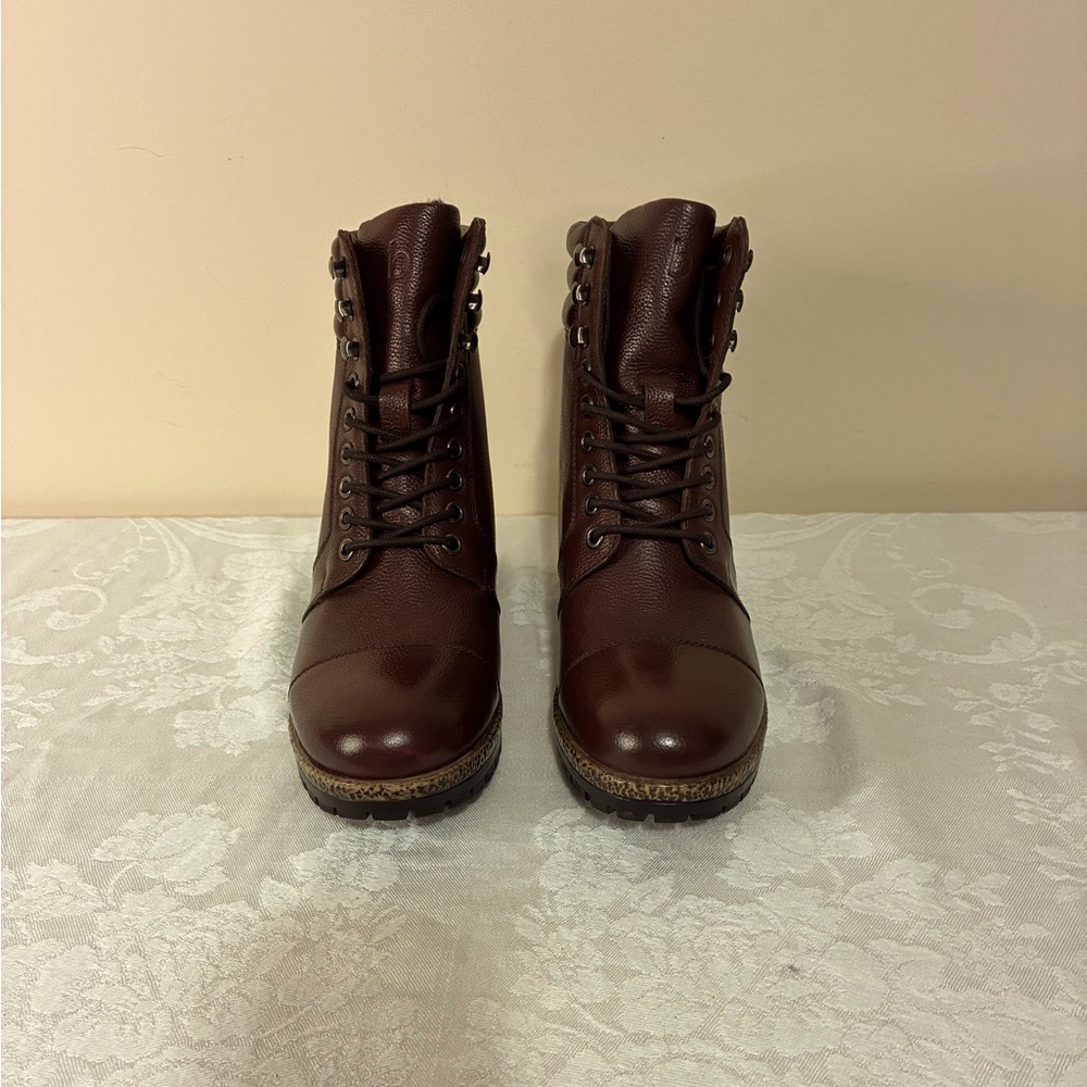 Biotime Women’s Lace-up Leather Boots